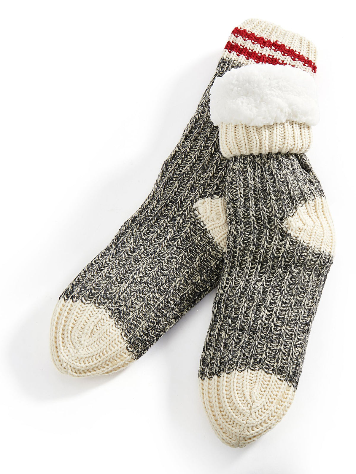 Sock Monkey Reading Socks