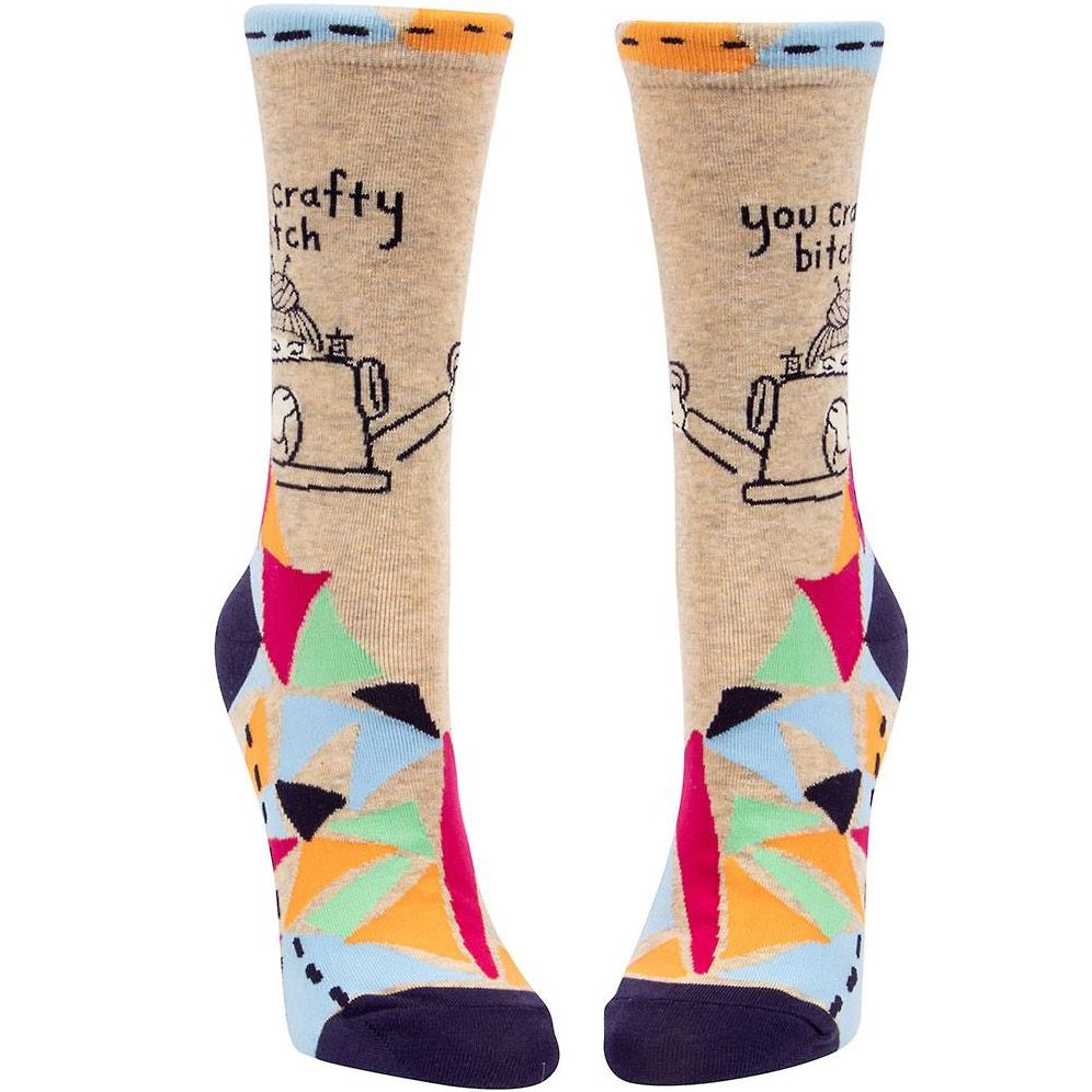 You Crafty Bitch socks