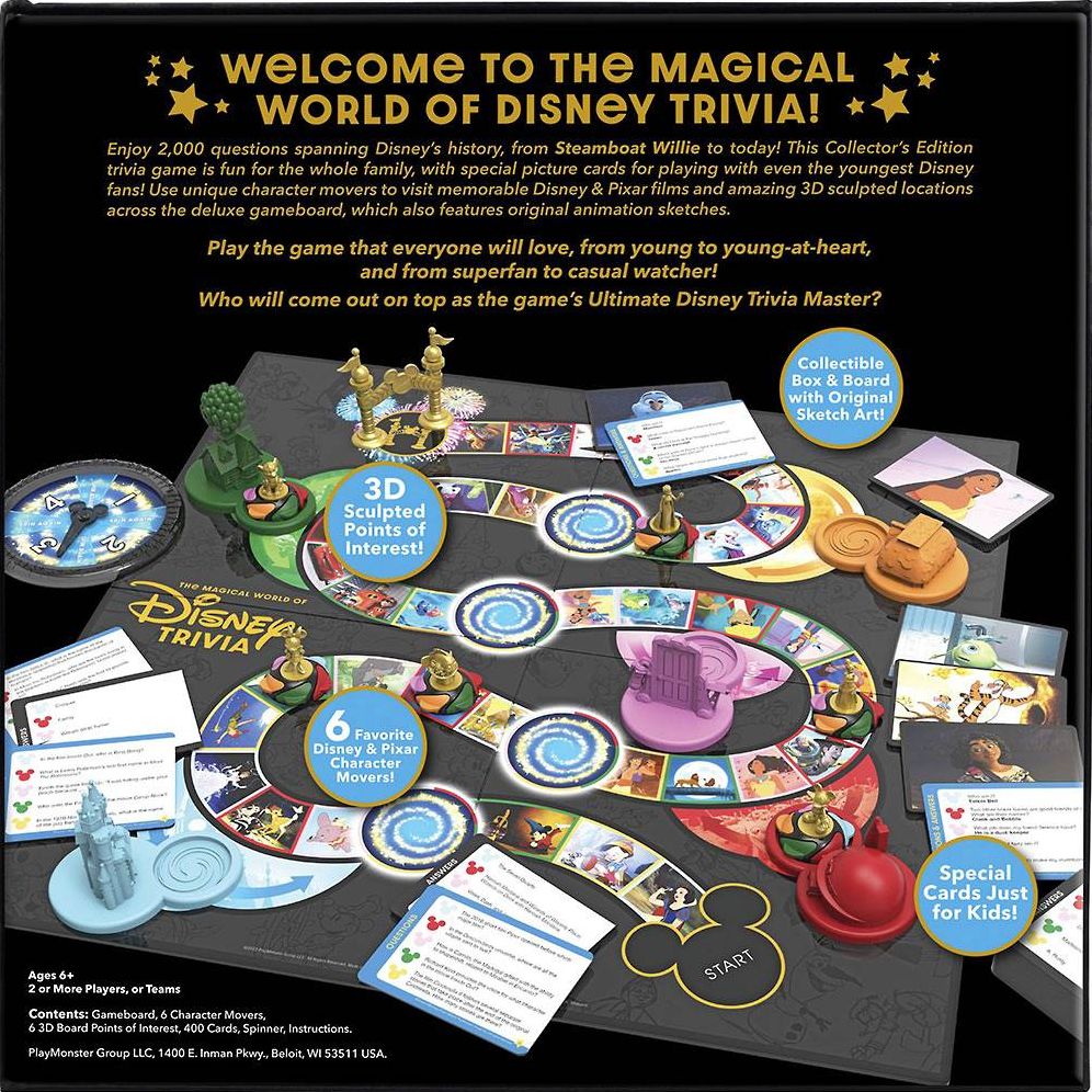 知育玩具 Disney World of English Question Cards Magical World Of Disney Trivia | Paper Source