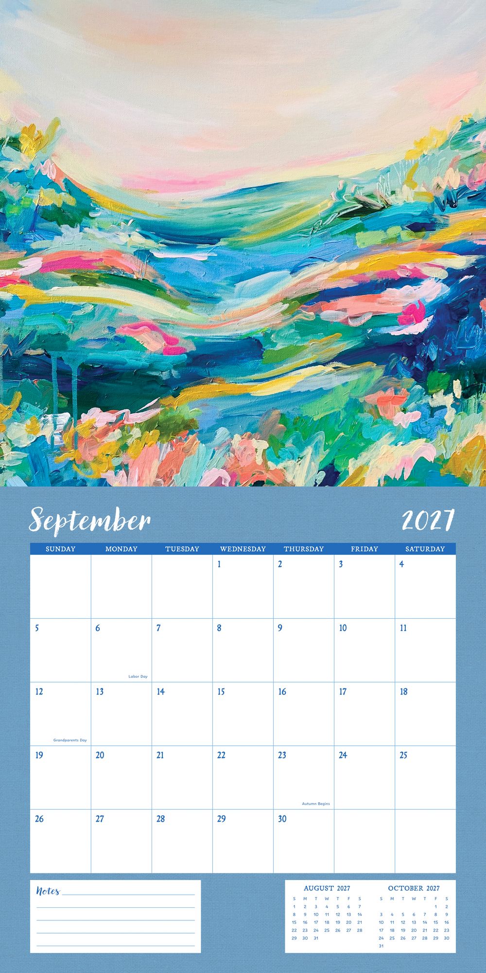 2027 Wall Calendar - The London Studio Landscapes