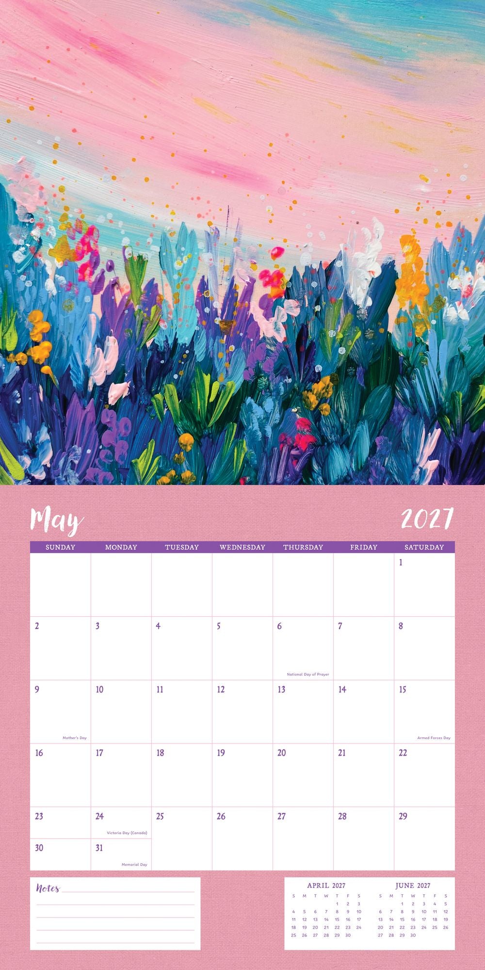 2027 Wall Calendar - The London Studio Landscapes