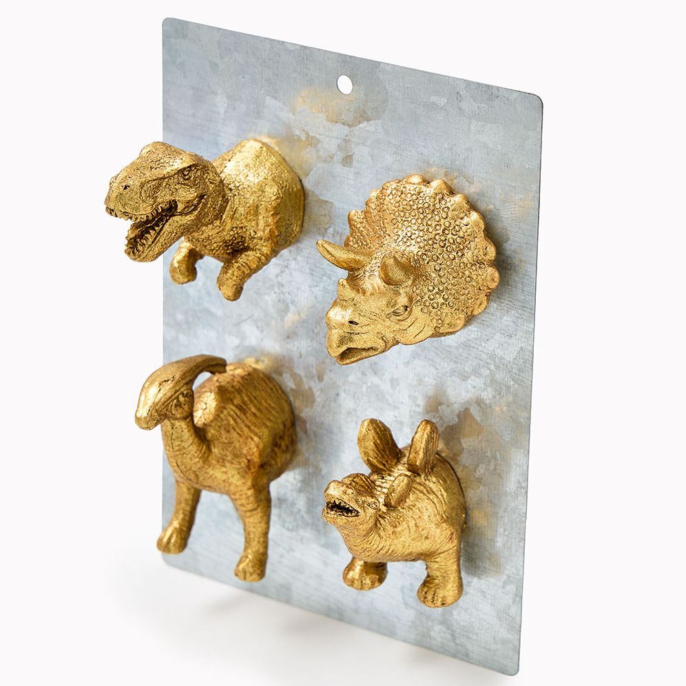 Dinosaur Bust Magnets Set of 4