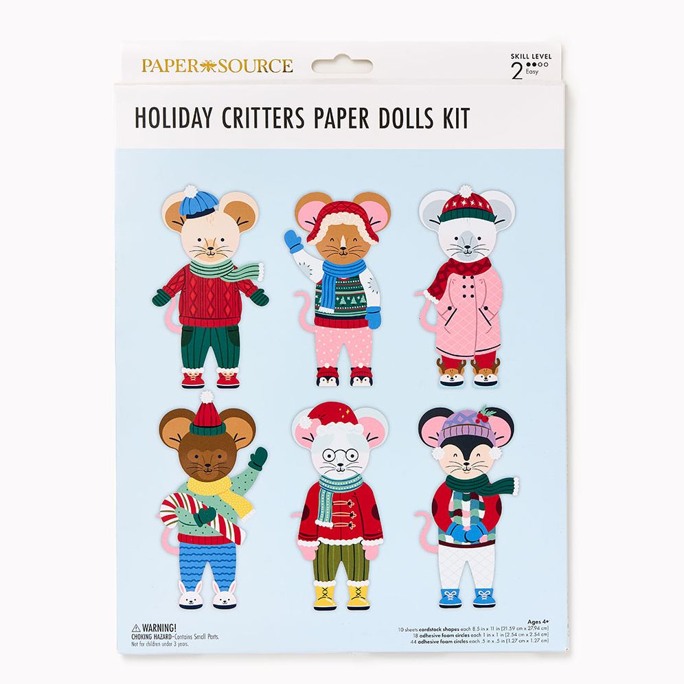 Holiday Critter Paper Craft Kit