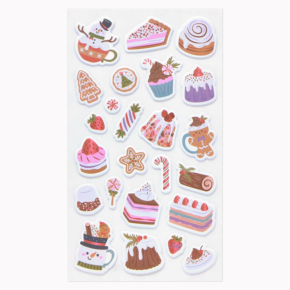 Sweet Treats Puffy Stickers