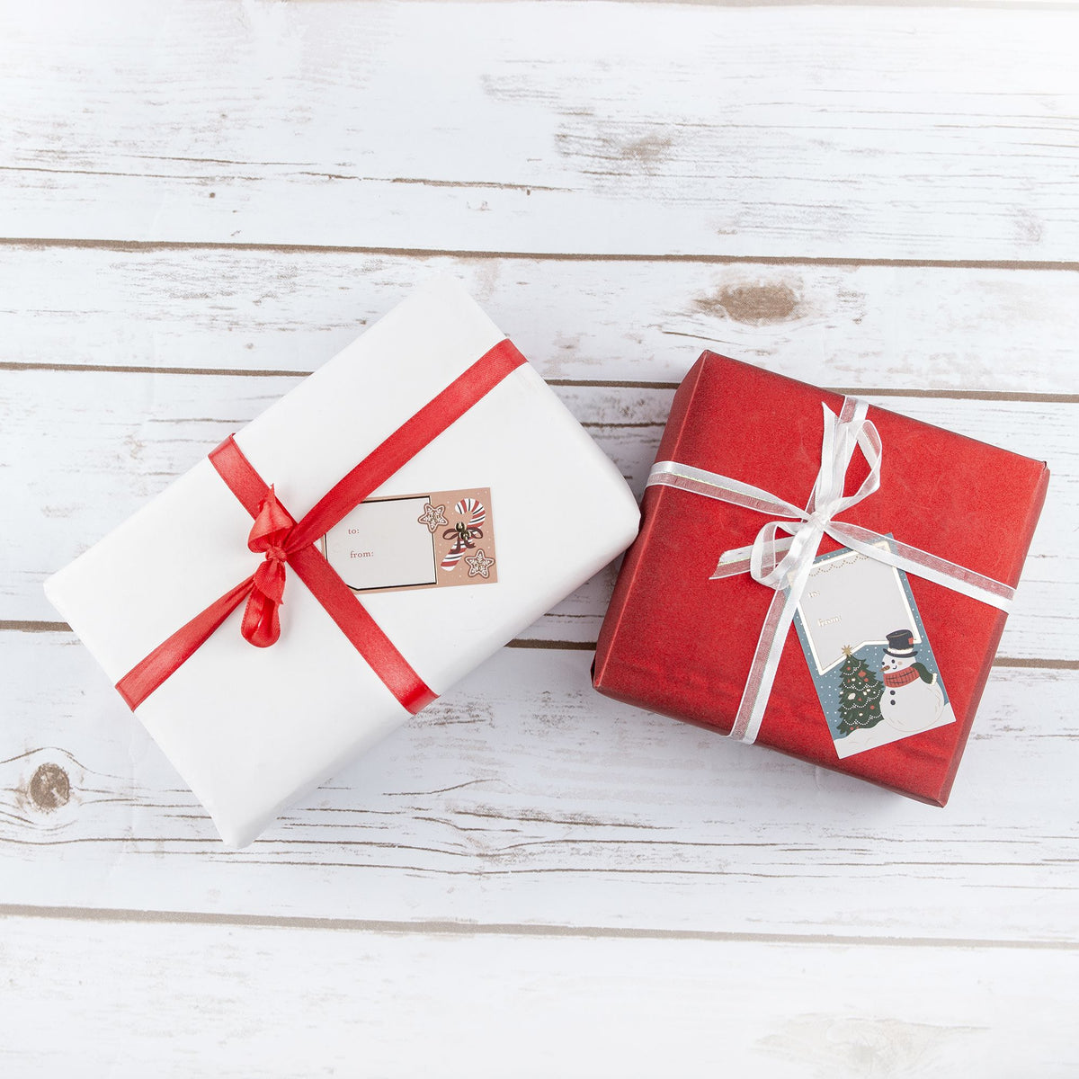 Chirstmas Icons Adhesive Gift Labels