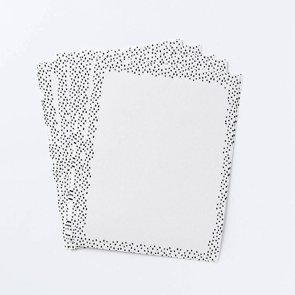 Vanilla Bean Border Craft Paper