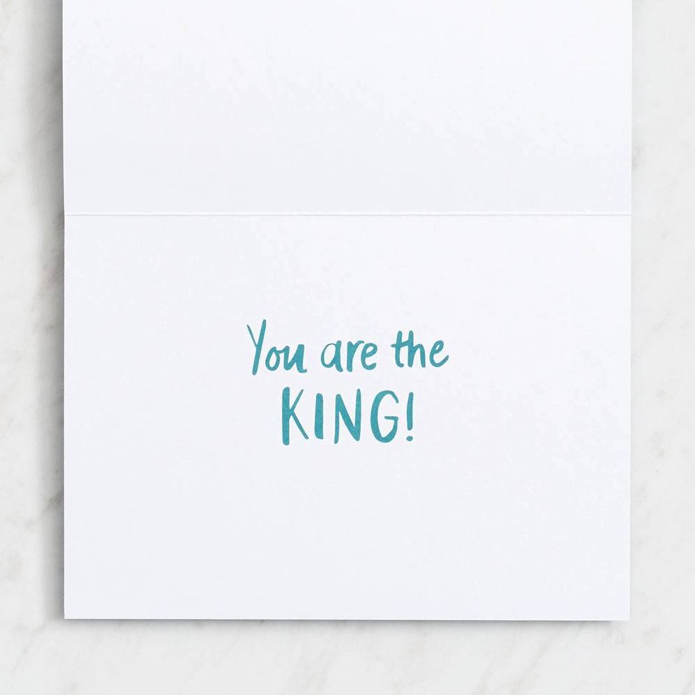 Brave Big Hearted Lion Father's Day Card