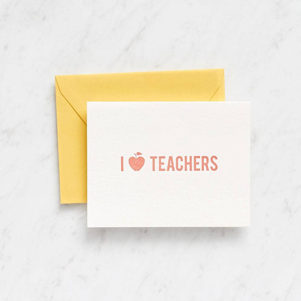 I Apple Teachers Greeting Card