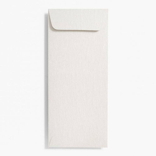 #10 Open End Shimmer Silver Envelopes