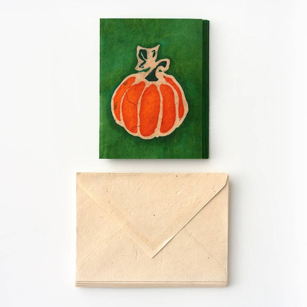 Fine Paper Pumpkin Stationery Set