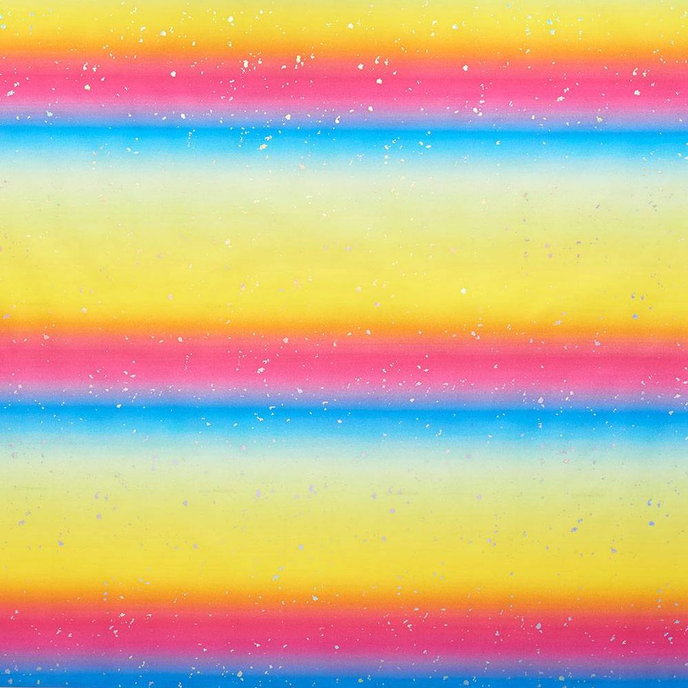 Ombre Rainbow Fleck Stone Wrapping Paper