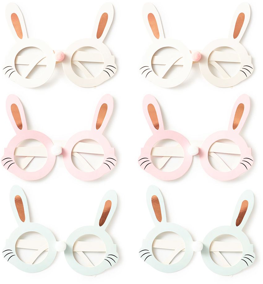 Bunny Paper Glasses