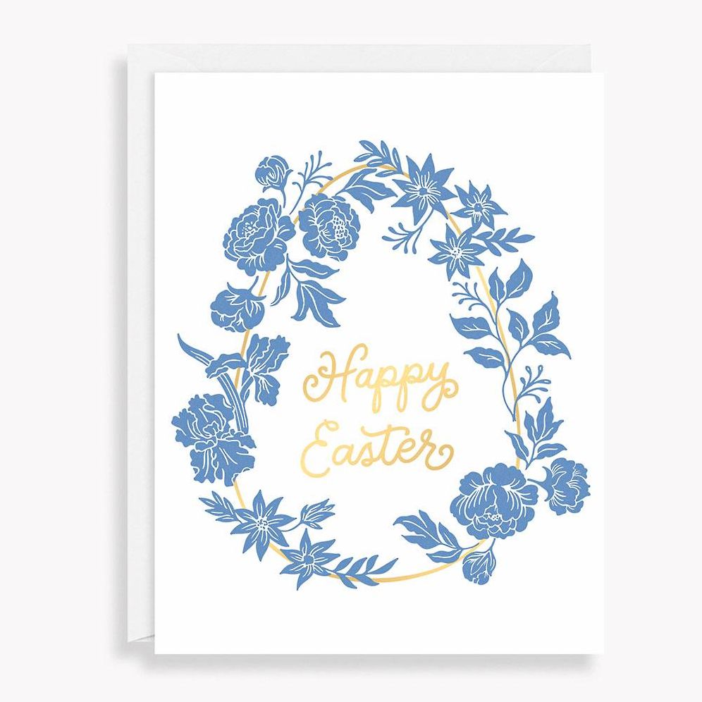 Intricate Floral Easter Card | Paper Source