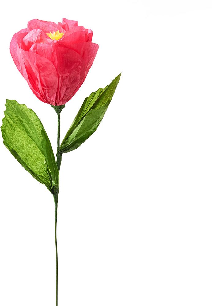 Fuchsia Peony Paper Flower