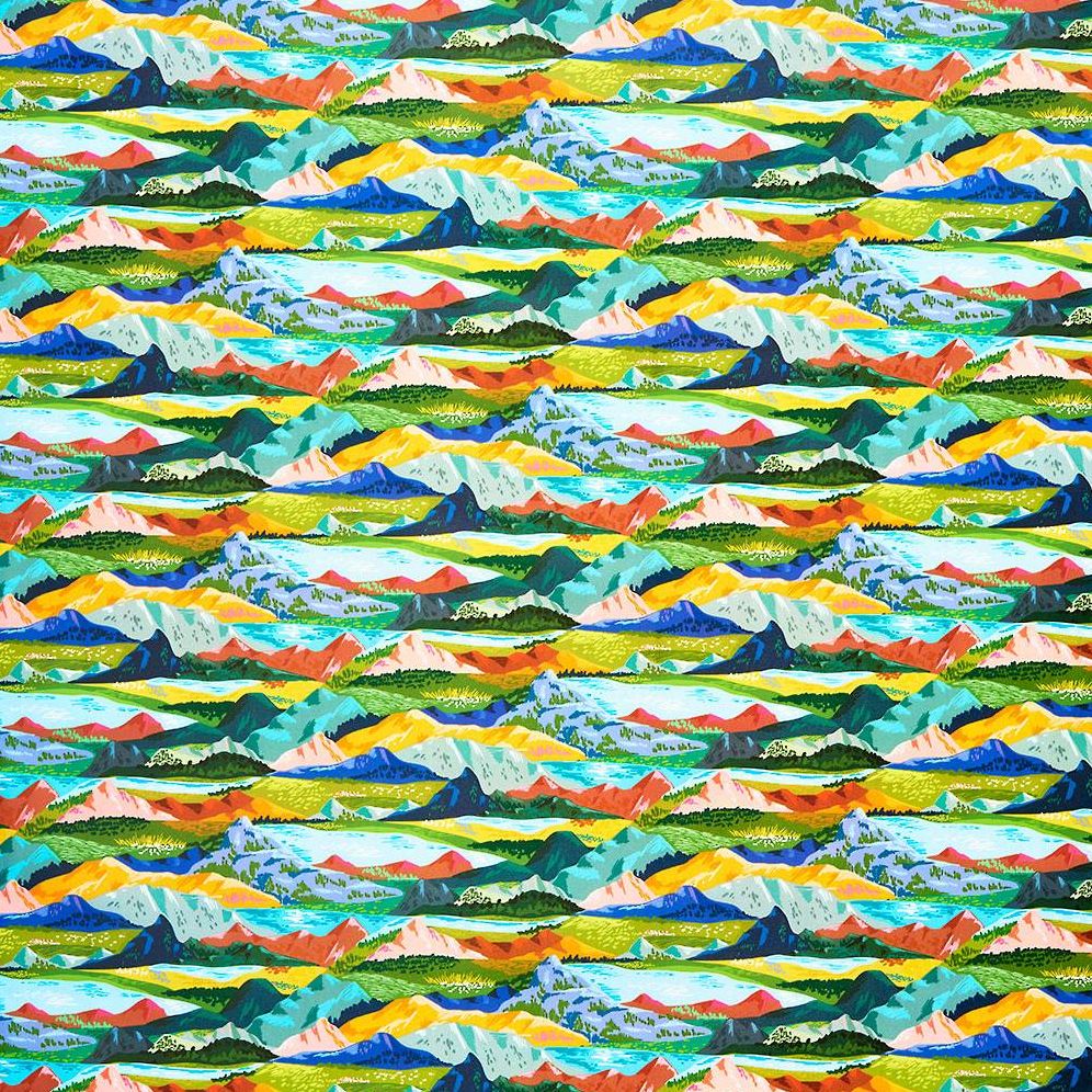 Colorful Mountain Stone Wrapping Paper