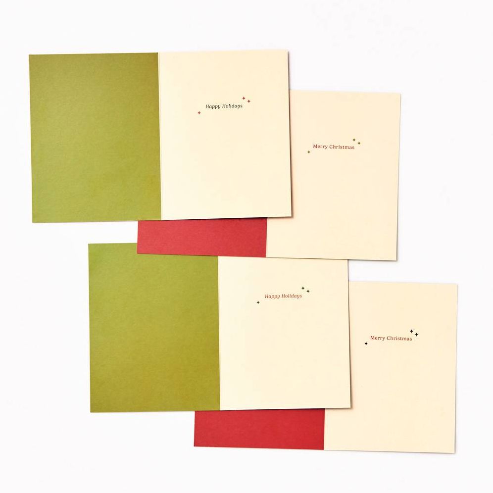 Christmas Tinsel Trees Stationery Set