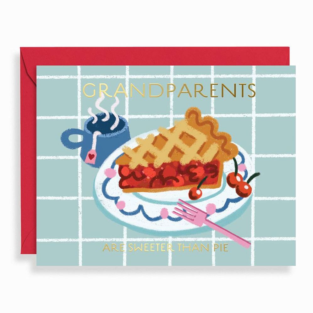 Grandparents Sweet Pie Valentine's Day Card