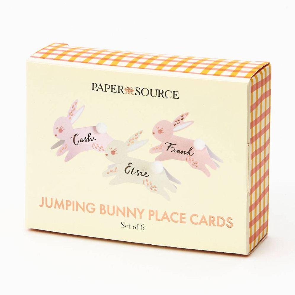 イェソン　直筆　Mouse Rabbit ポイントカード Jumping Bunny Place Cards | Paper Source