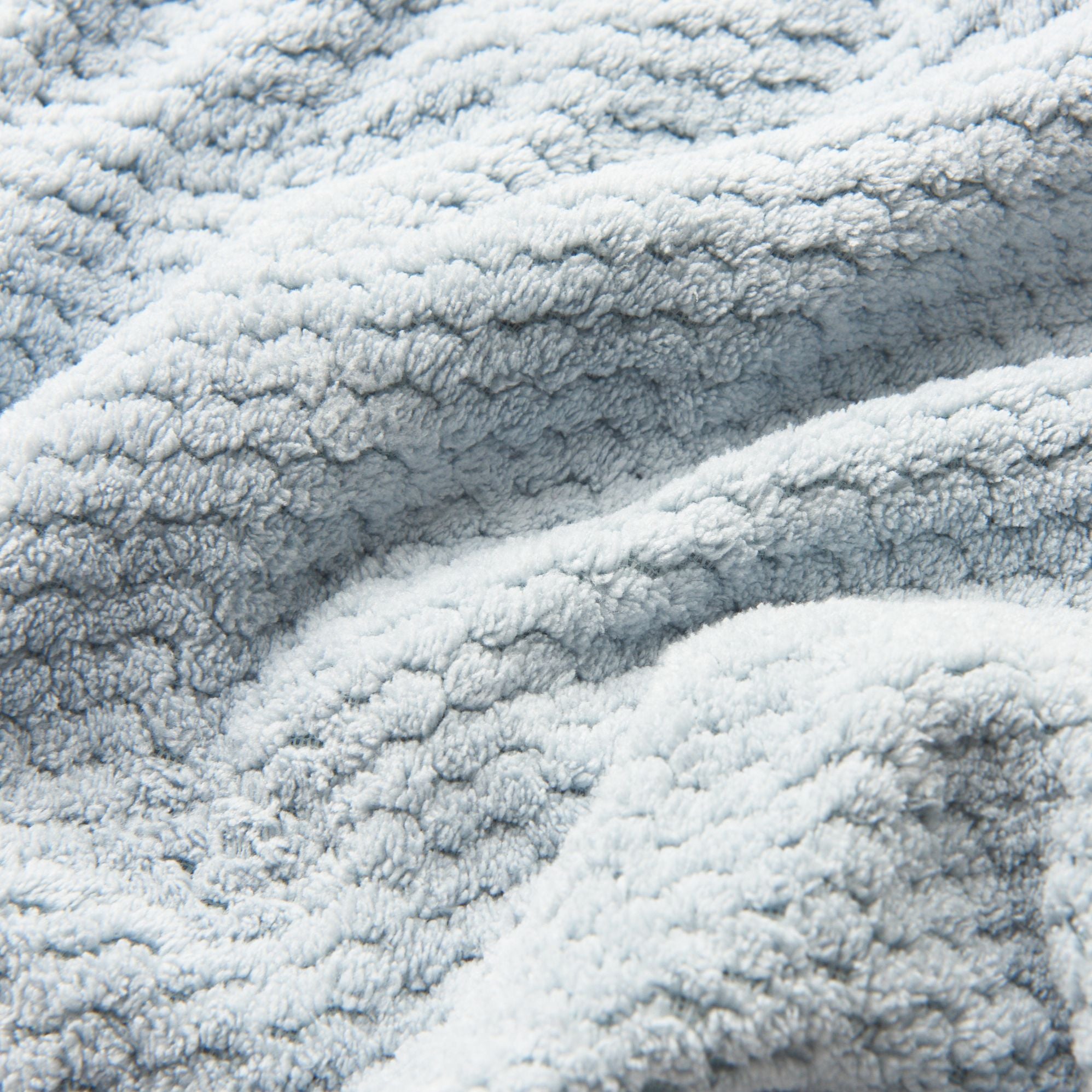 Plush Towel Hair Wrap - Blue