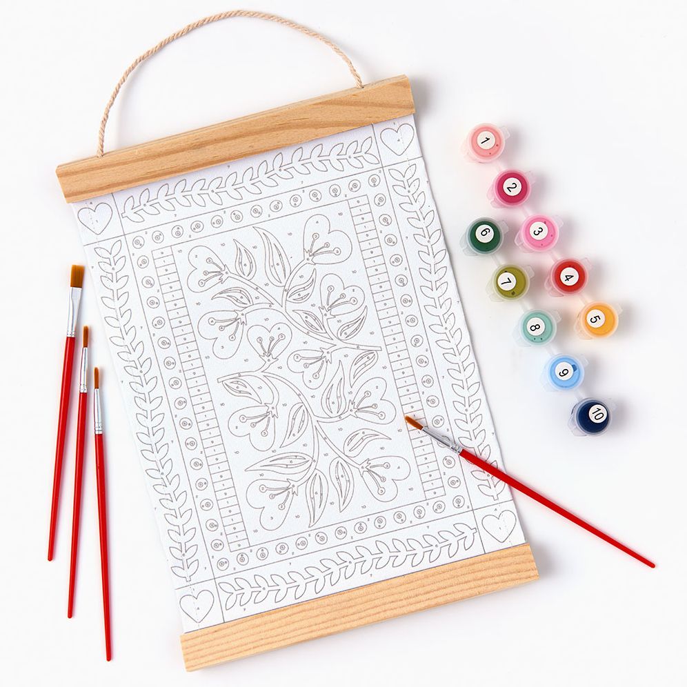 Heart in Bloom Paint by Number Kit