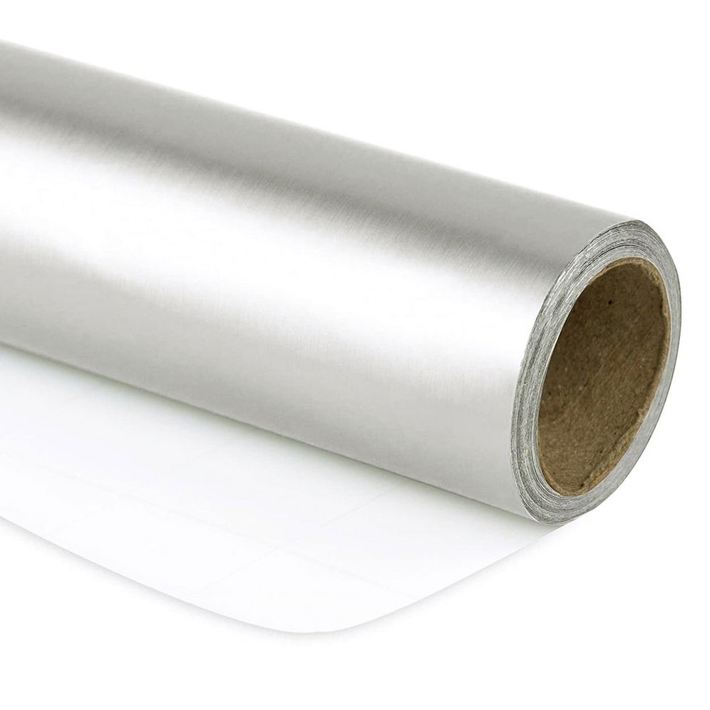 Silver Matte Wrapping Paper