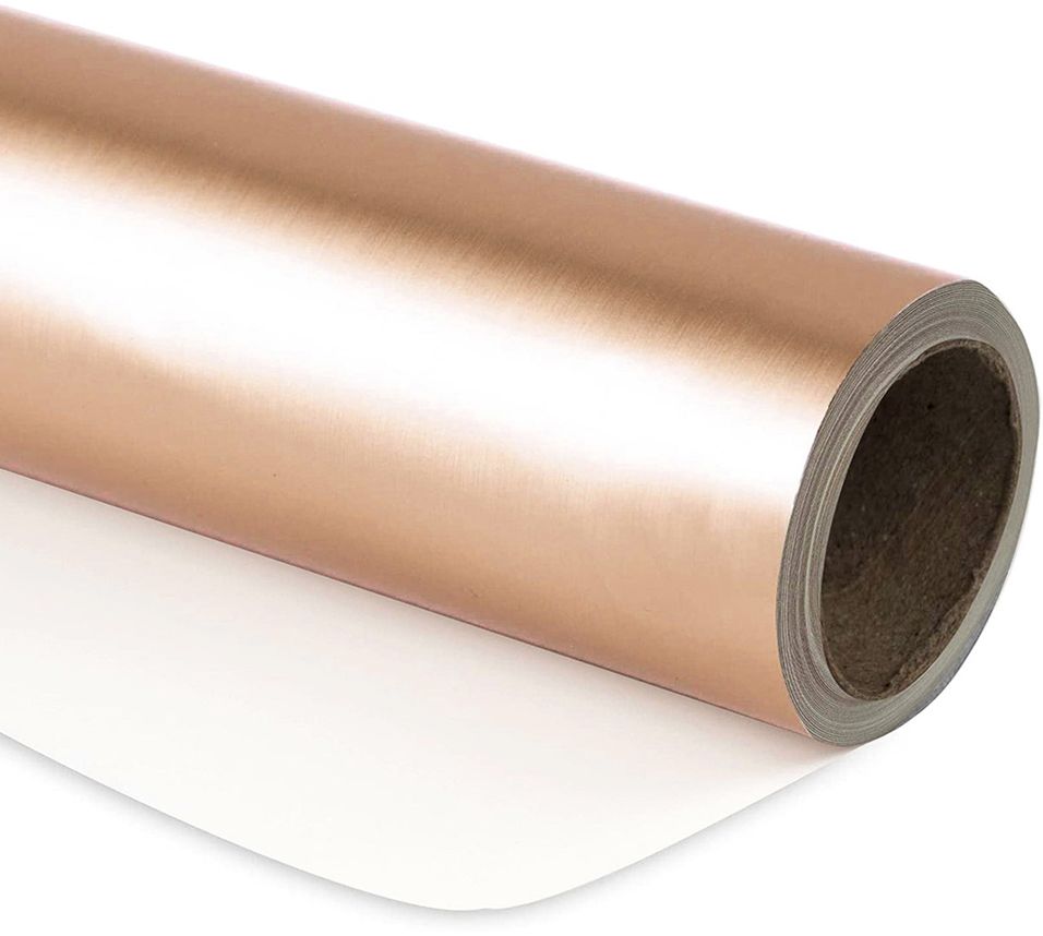 Rose Gold Matte Wrapping Paper