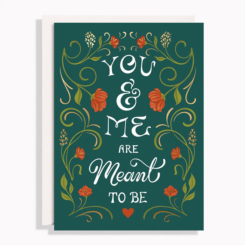 Meant to Be Valentine's Day Card