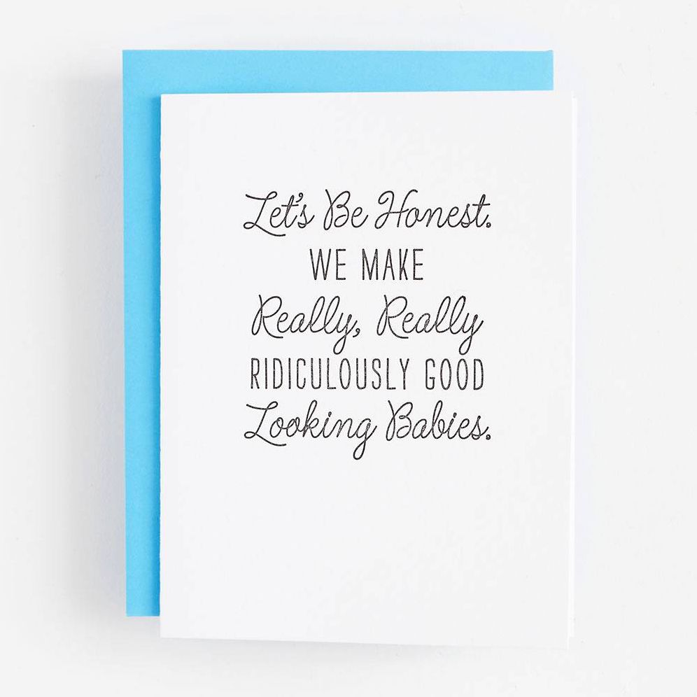 Good Looking Babies Greeting Card