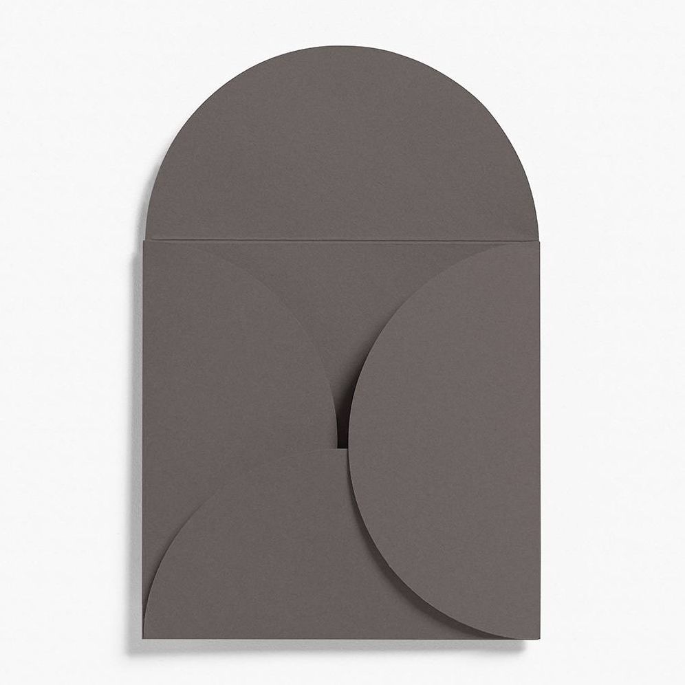 5.25" Square Slate Petal Envelopes