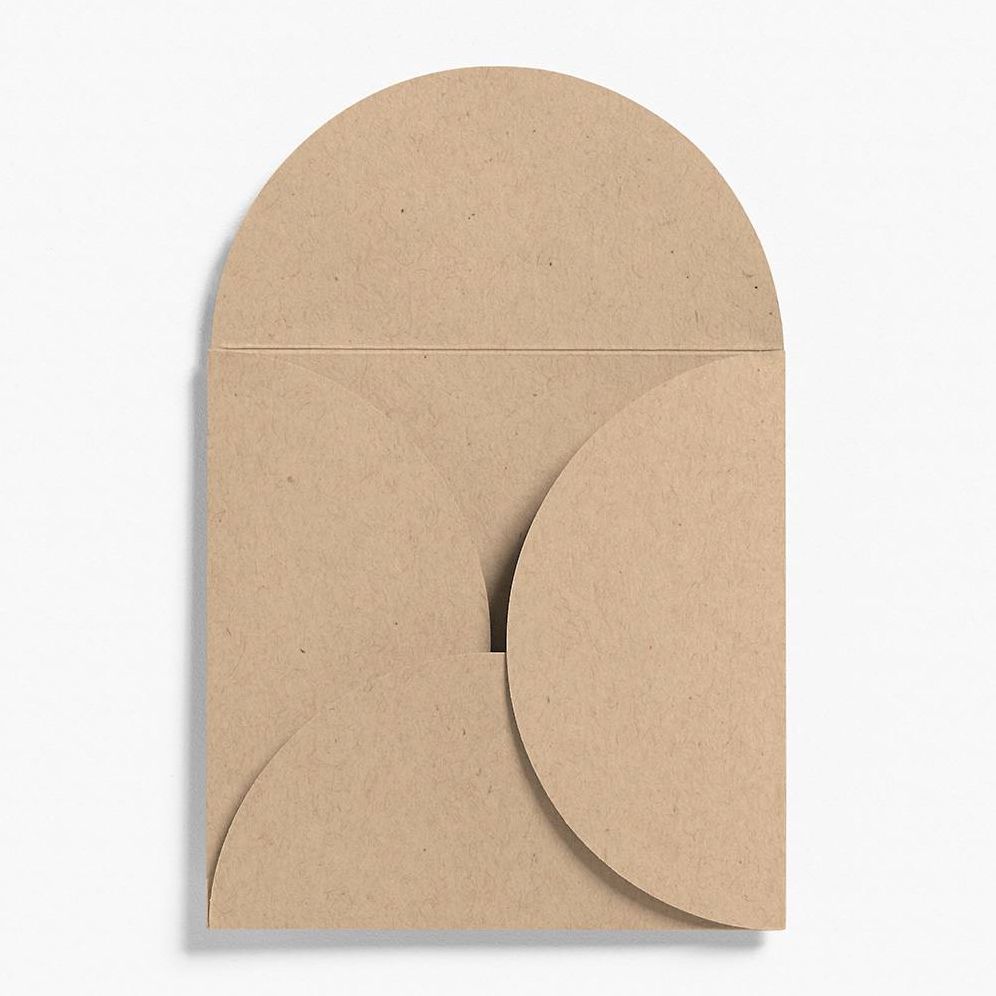 5.25" Square Paper Bag Petal Envelopes