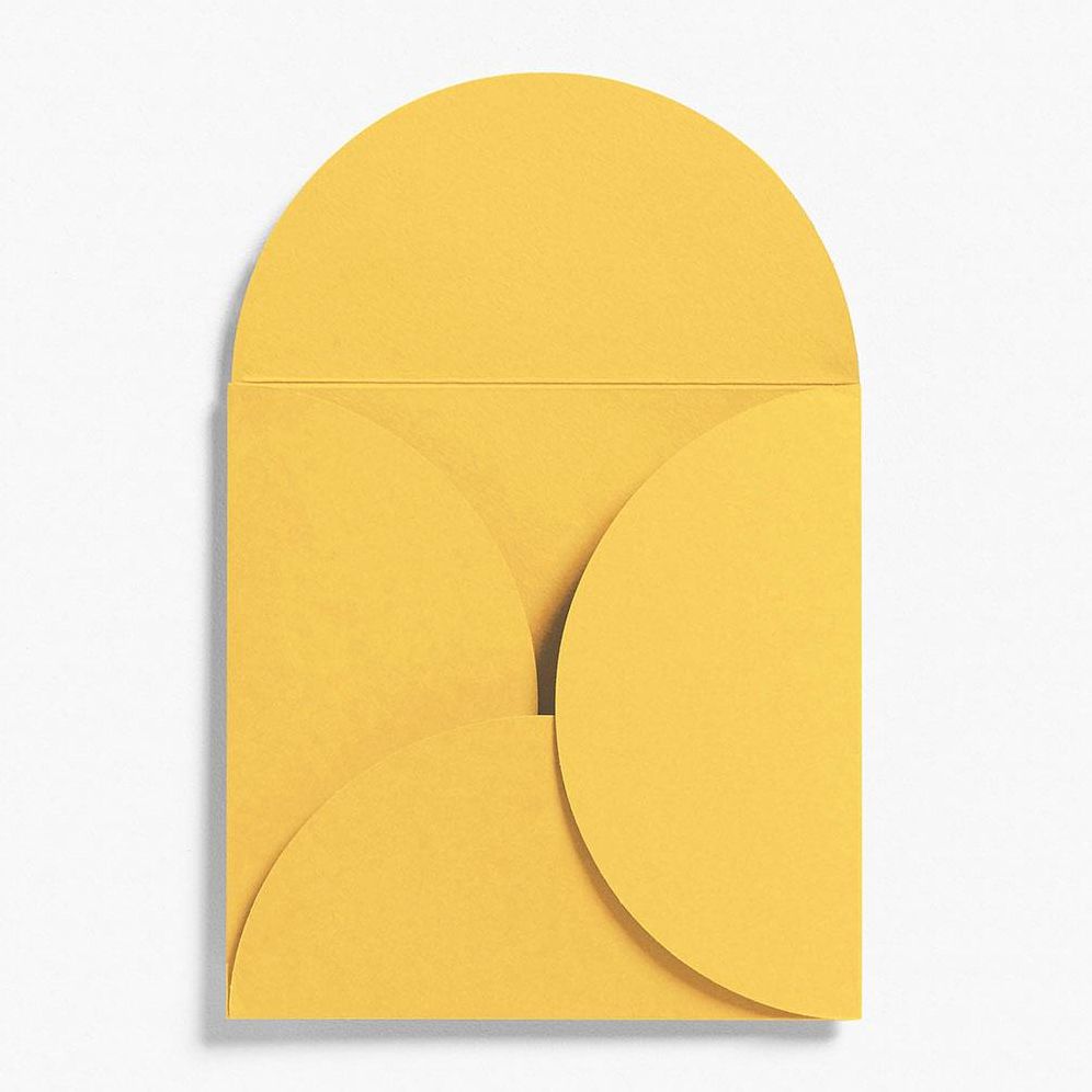 5.25" Square Curry Petal Envelopes