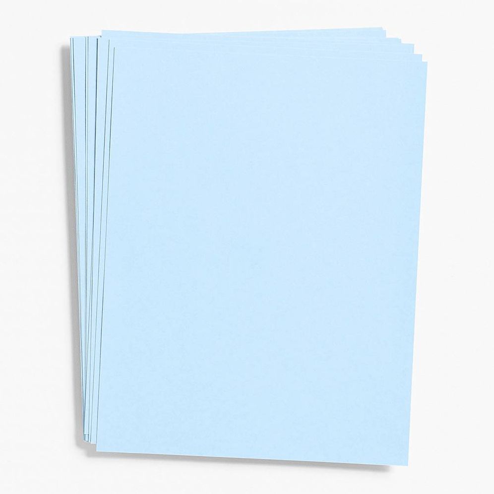 Bluebell Card Stock 8.5" x 11" Bulk Pack
