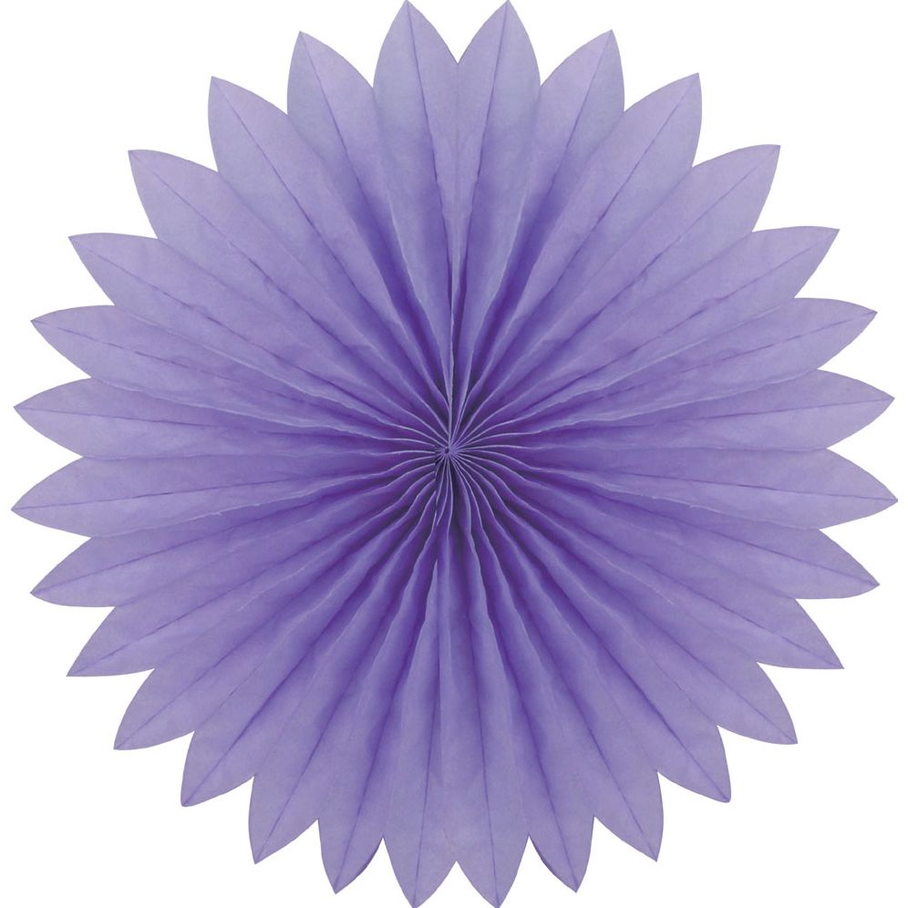Plain fan, 40cm, Light Purple