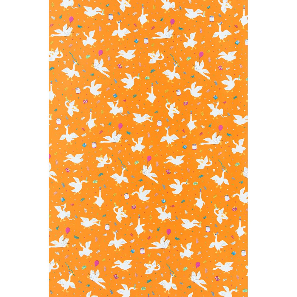 Silly Geese Party Stone Paper Wrapping Roll