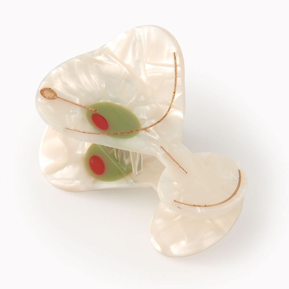 Martini Hair Clip