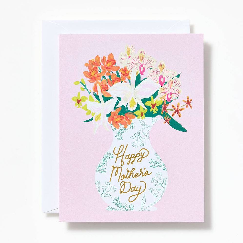 Porcelain Vase Mother's Day Card