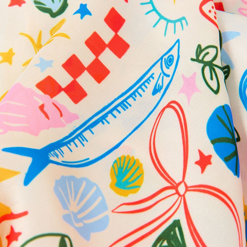 Coastal Satin Scarf