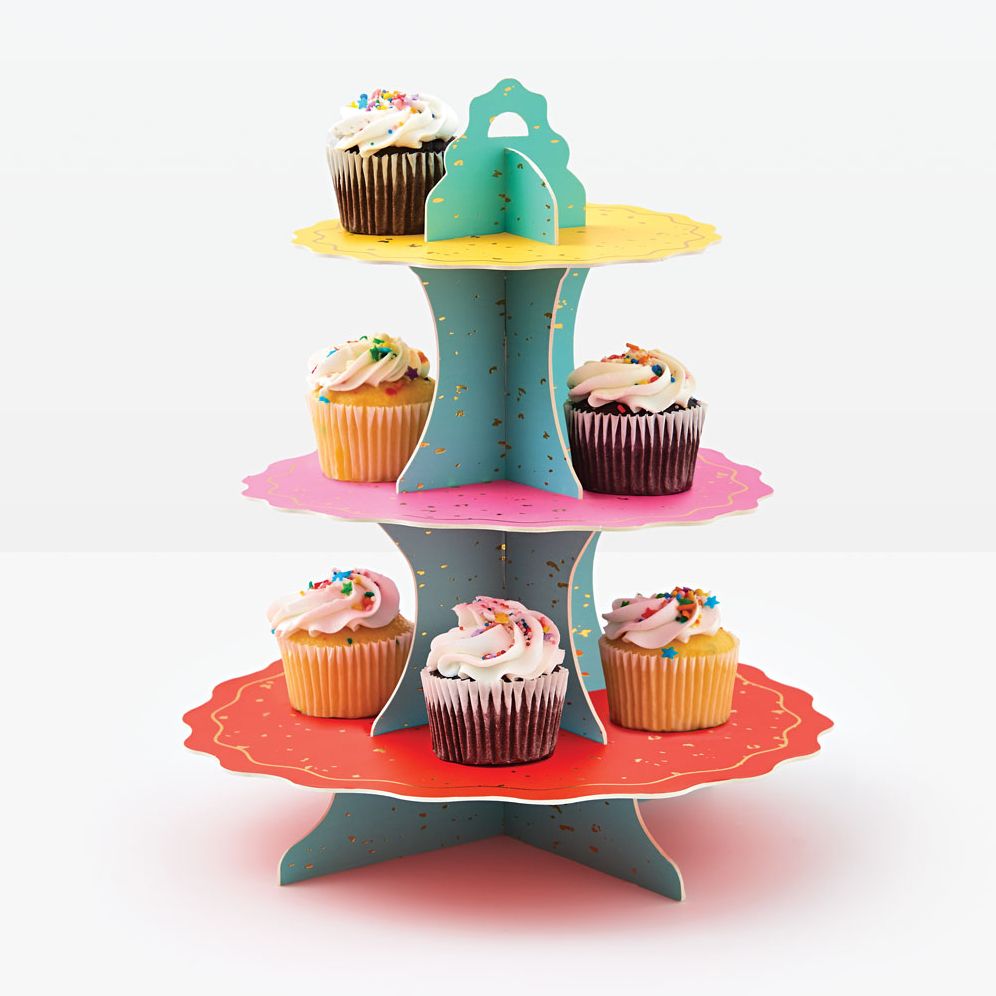 Colorful Fleck Cupcake Stand