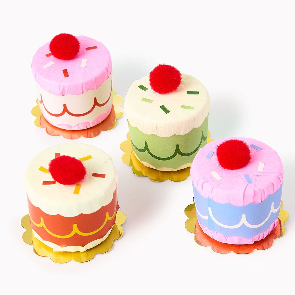 Vintage Cake Surprise Balls S/4