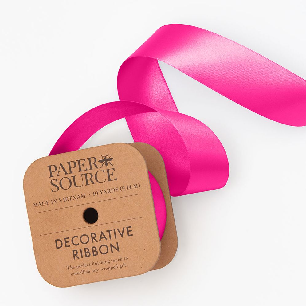 Satin Shocking Pink 1.5" 10YD