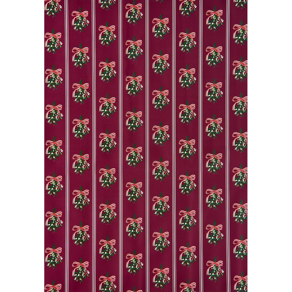 Mistletoe Stripes Stone Wrapping Paper