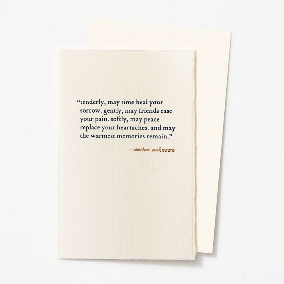 Warmest Memories Remain Sympathy Card