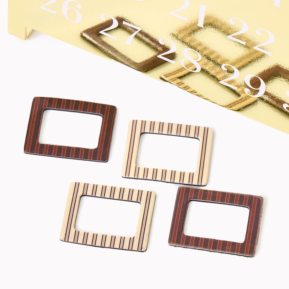 Chocolate Paper Wasp Monthly Magnetic Desk Calendar