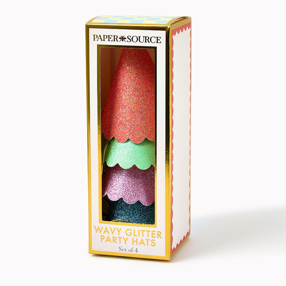 Wavy Party Hats Set of 4