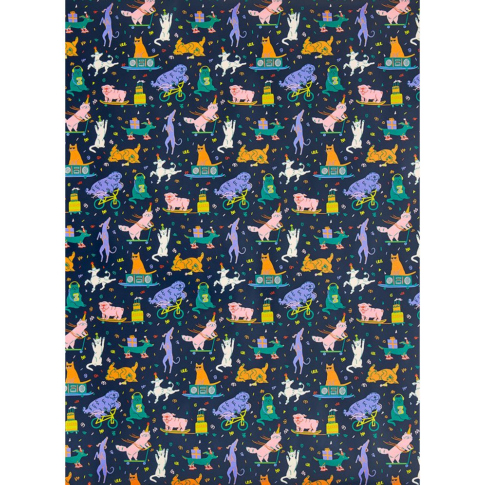 Party Animals Roll Wrap