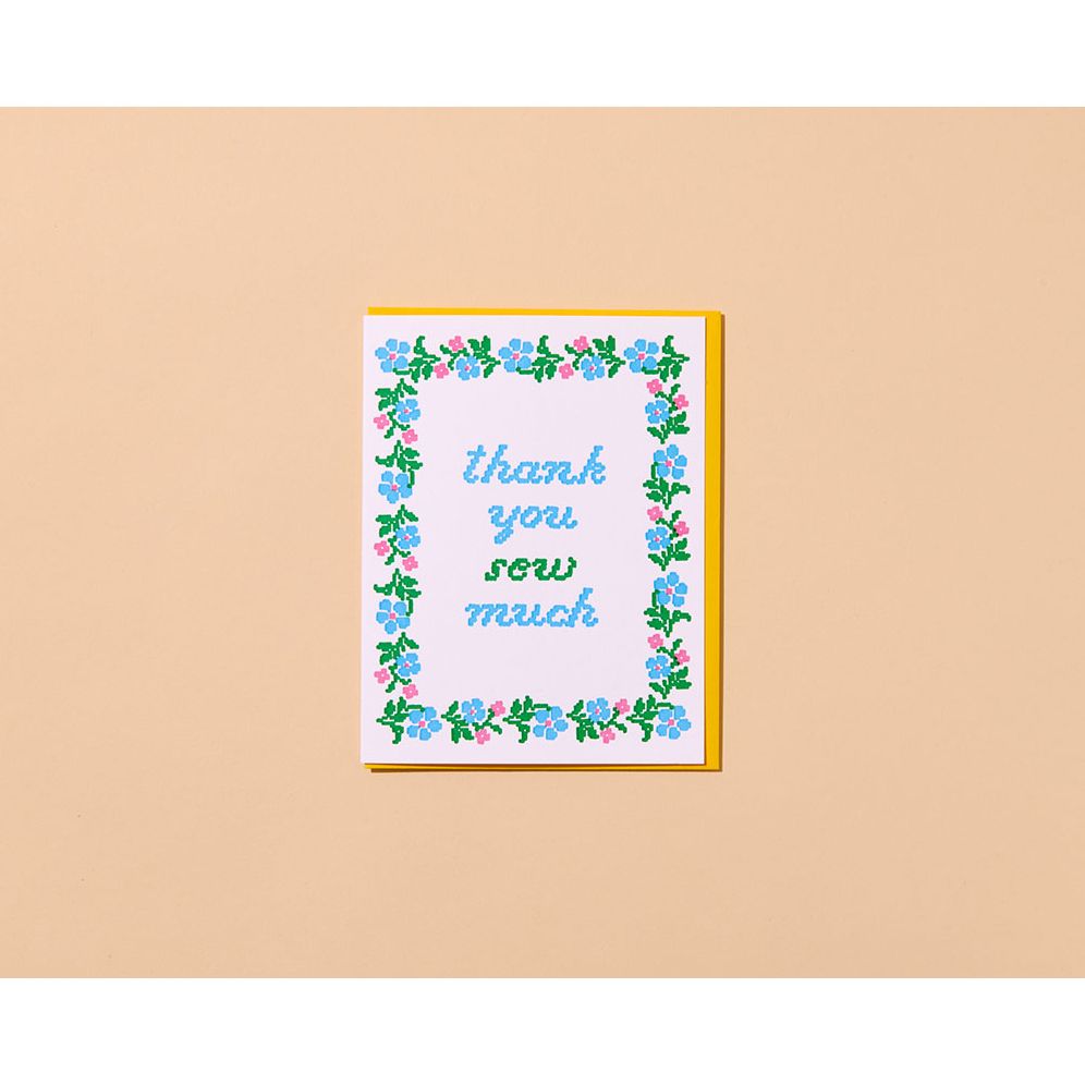 Thank You Sew Much Thank You Card