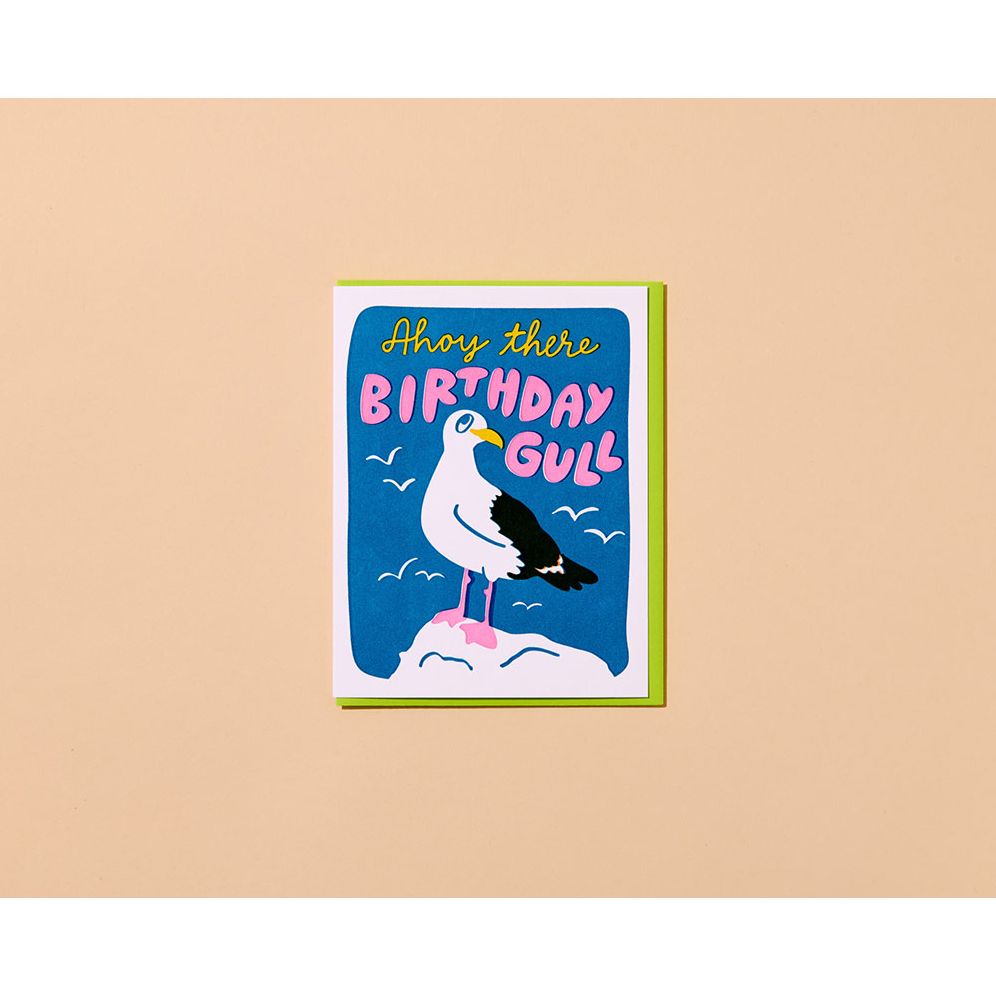 Birthday Gull Birthday Card