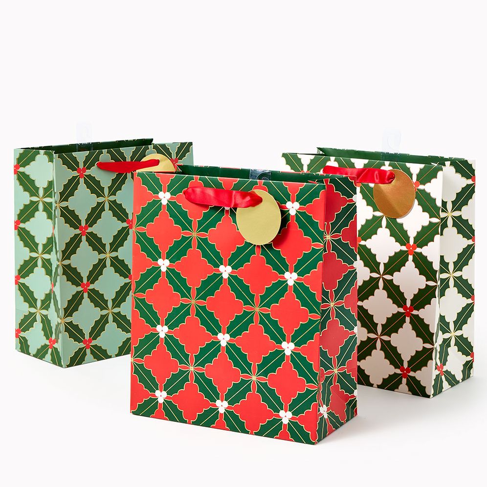 Holly Argyle Medium Gift Bags, Set of 3