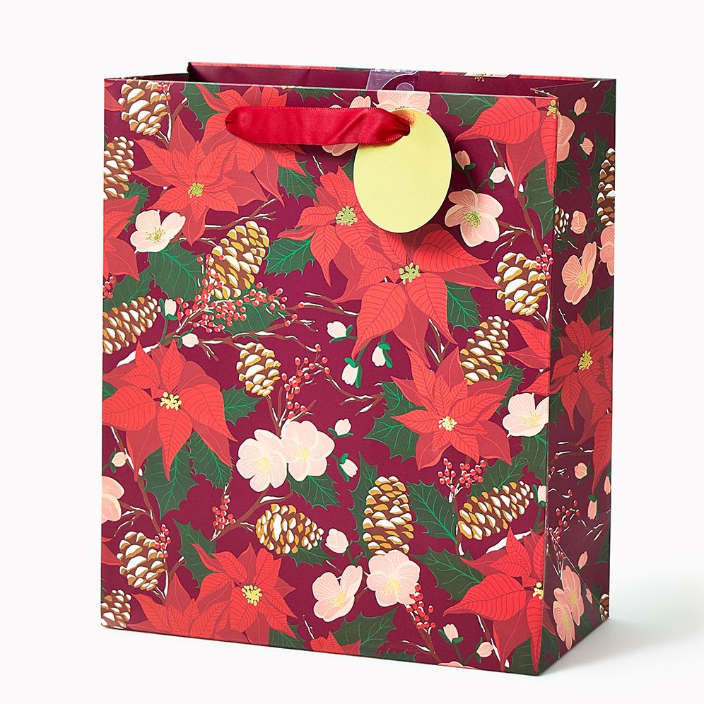 Winter Florals Medium Gift Bag