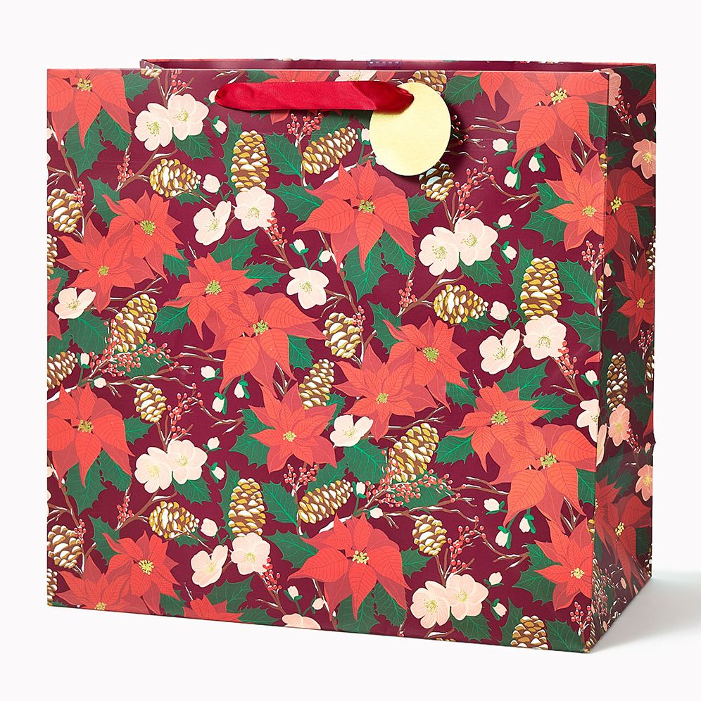 Winter Florals Large Gift Bag